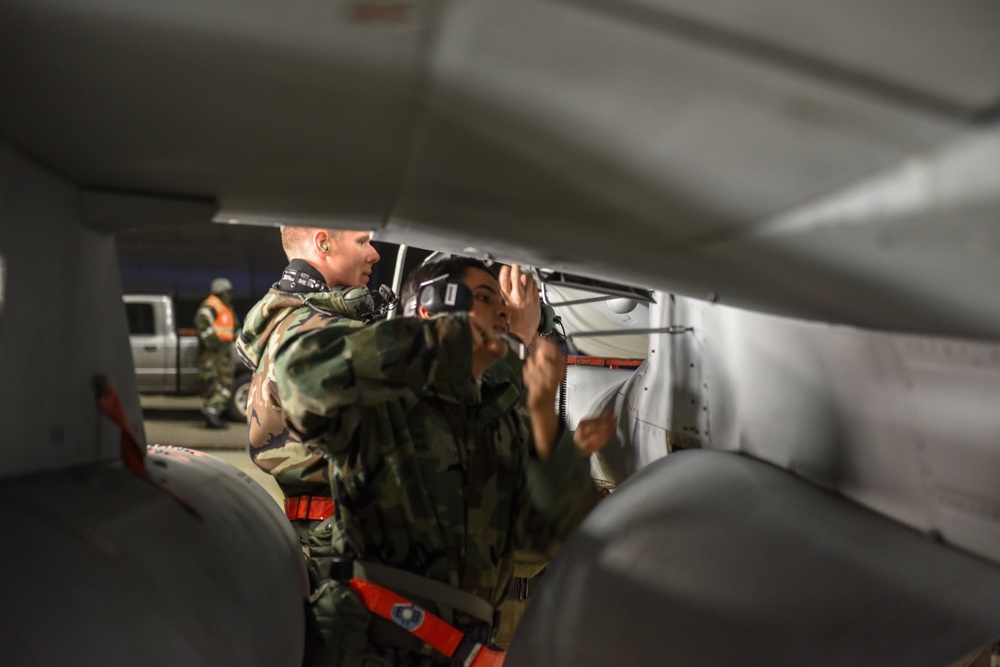 Airmen participate in base readiness exercise