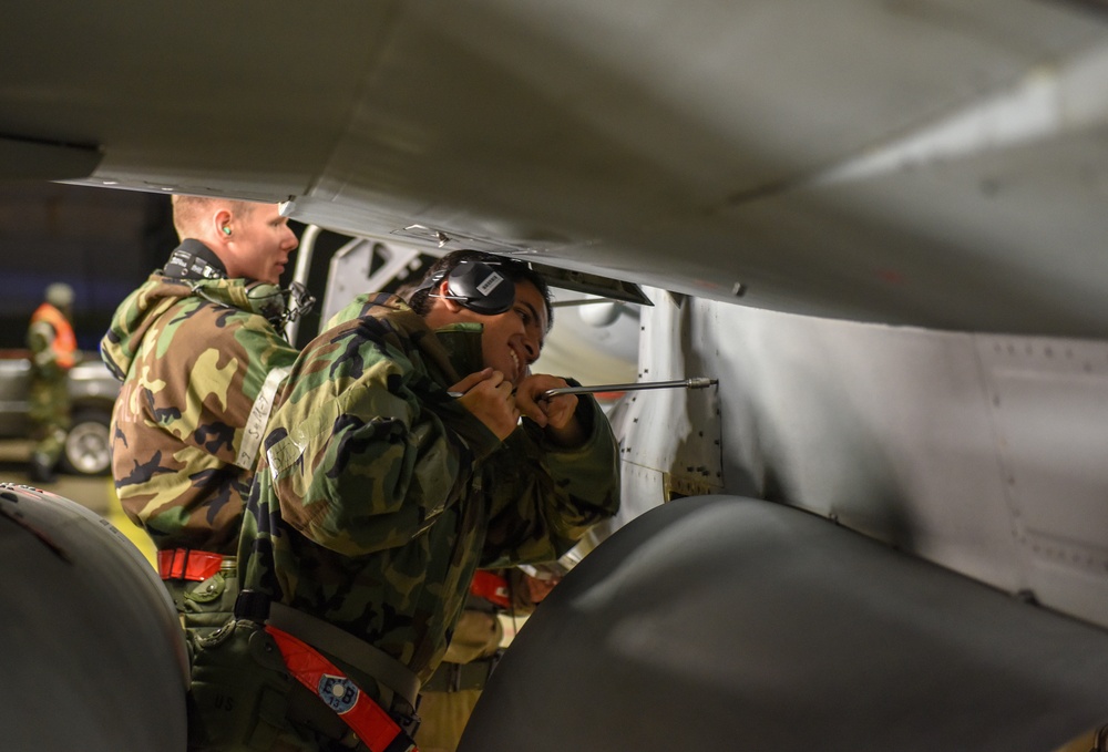 Airmen participate in base readiness exercise