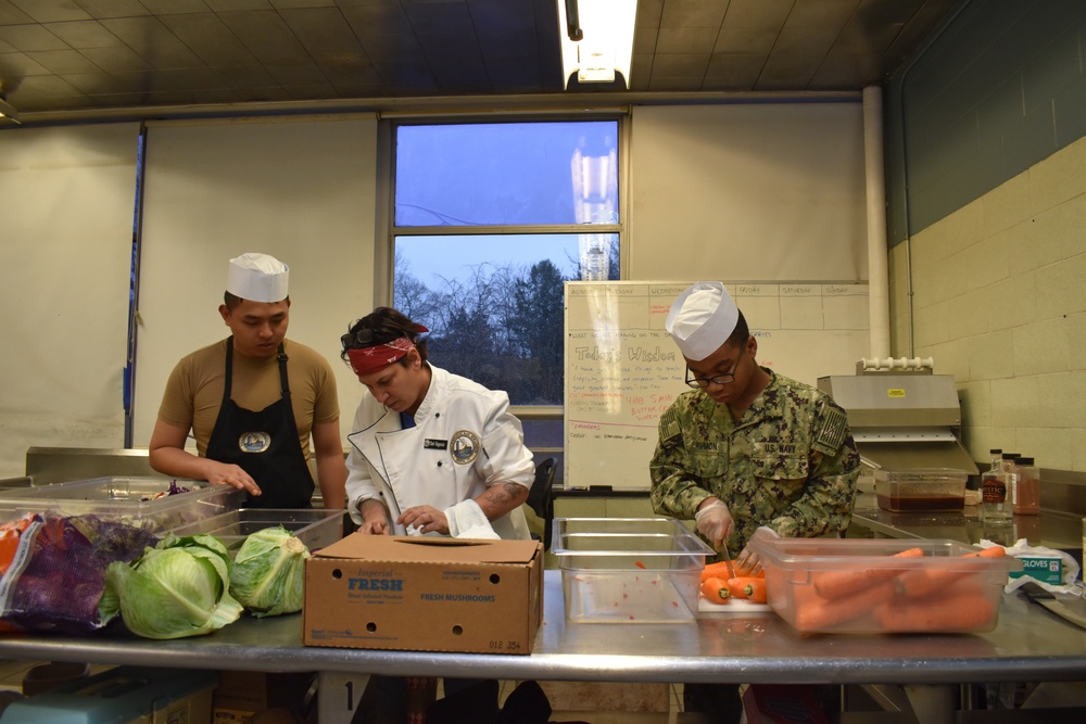 Chef Kristopher “Plum” Plummer visits SUBASE New London