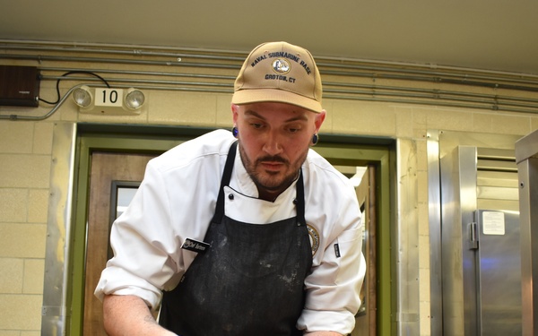 Chef Kristopher “Plum” Plummer visits SUBASE New London