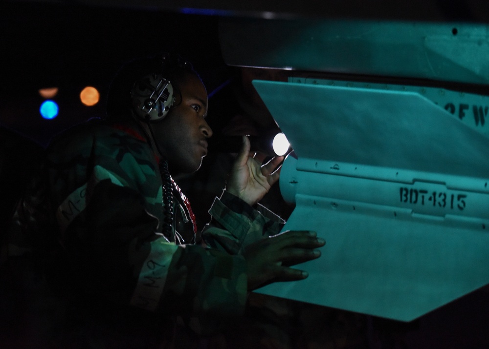 Airmen participate in base readiness exercise