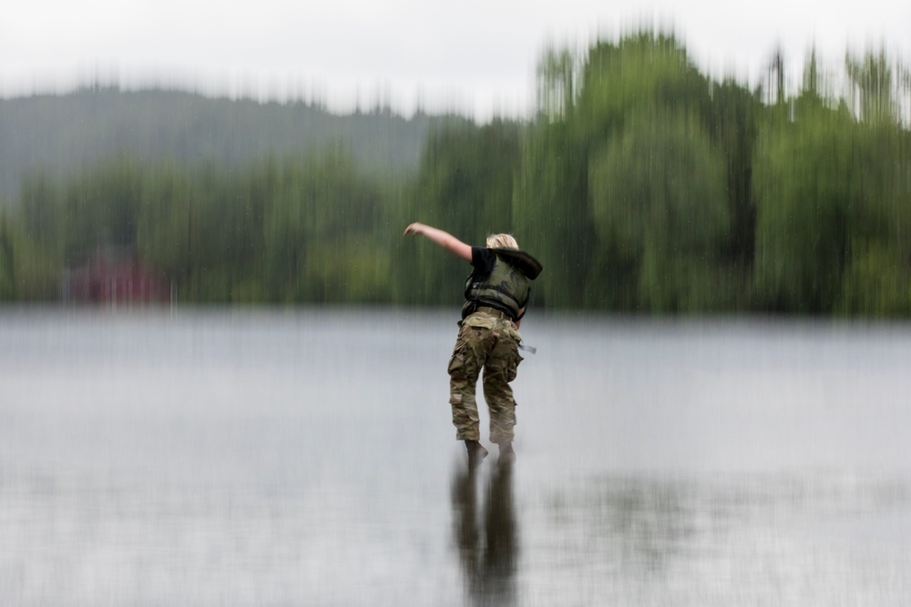 Water Obstacle Course