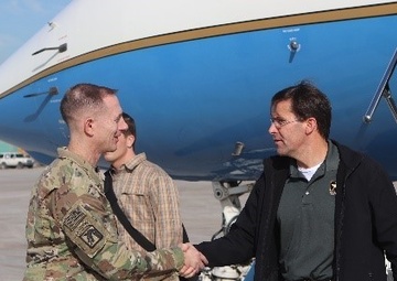 U.S. Secretary of the Army Visits Soldiers in Northern Iraq