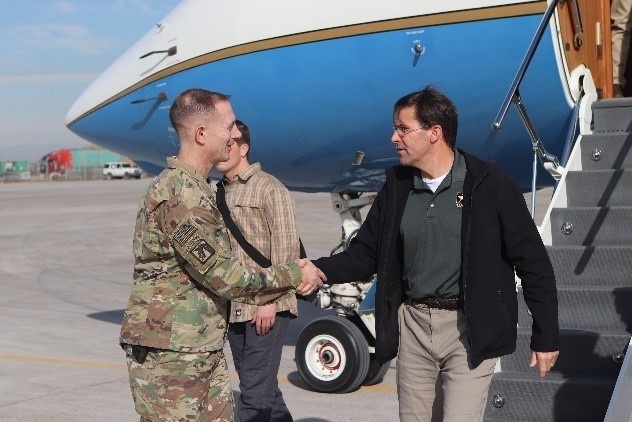 U.S. Secretary of the Army Visits Soldiers in Northern Iraq