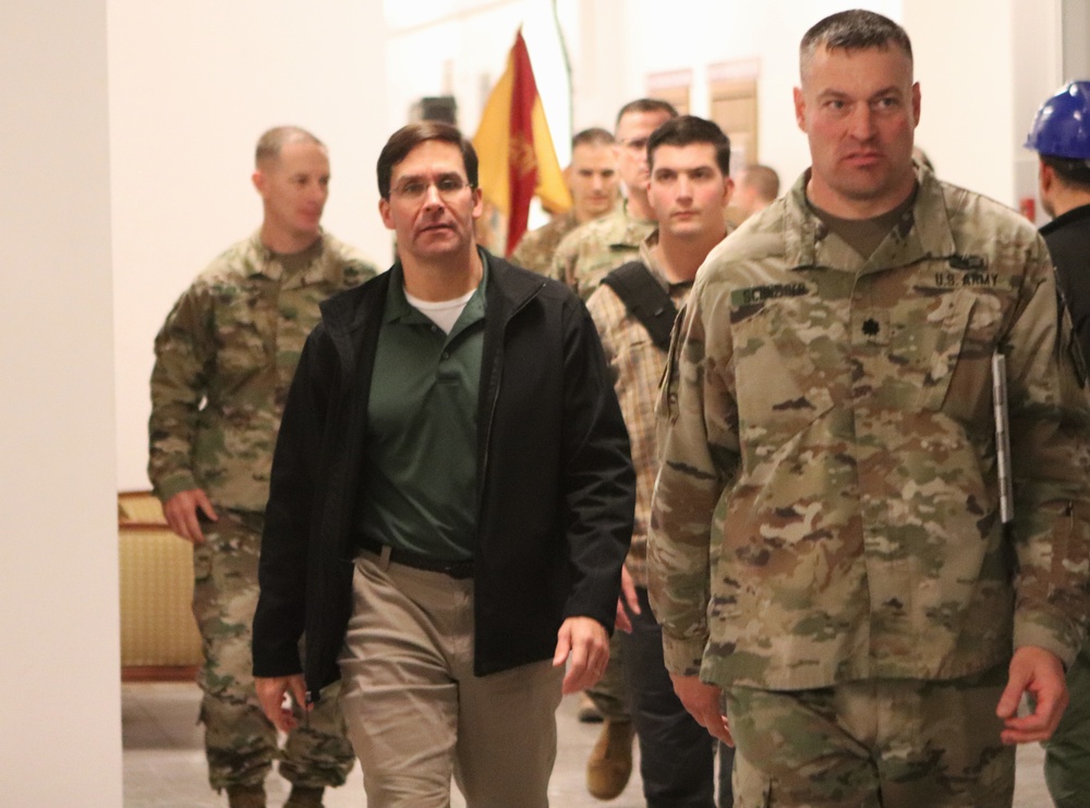 U.S. Secretary of the Army Visits Soldiers in Northern Iraq