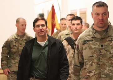U.S. Secretary of the Army Visits Soldiers in Northern Iraq