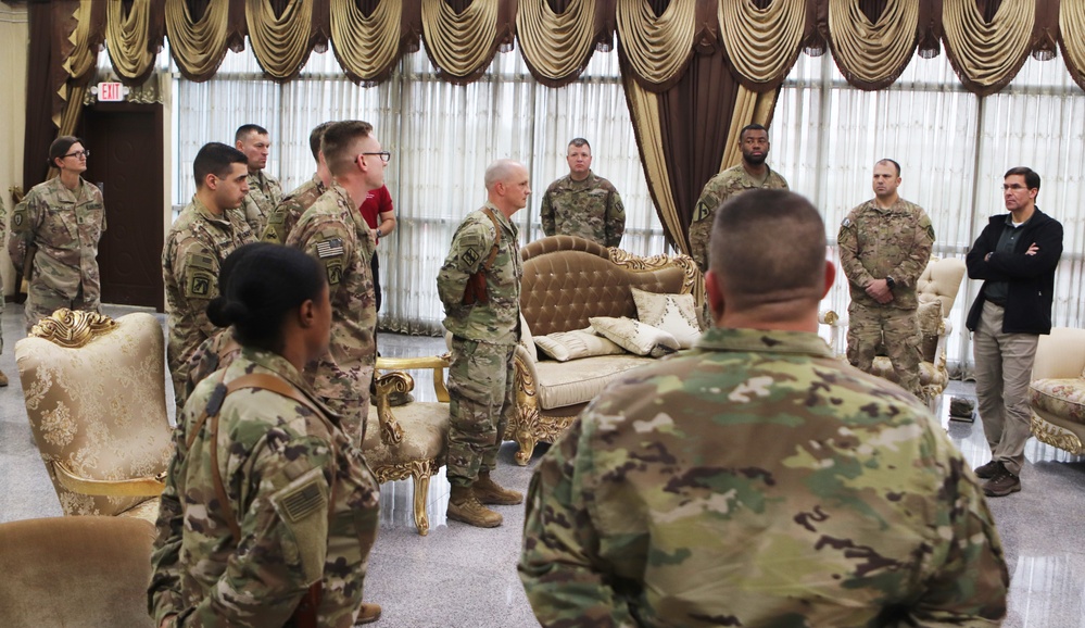 U.S. Secretary of the Army Visits Soldiers in Northern Iraq