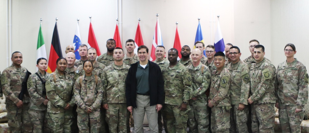 U.S. Secretary of the Army Visits Soldiers in Northern Iraq