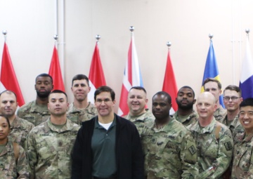 U.S. Secretary of the Army Visits Soldiers in Northern Iraq