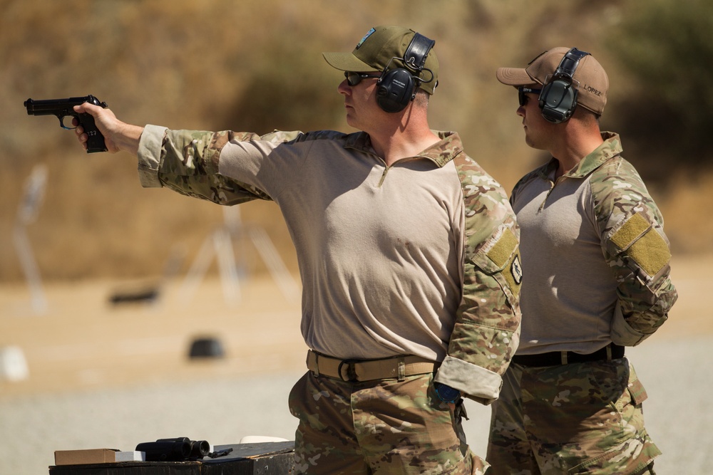 Cal Guard hosts pistol competition