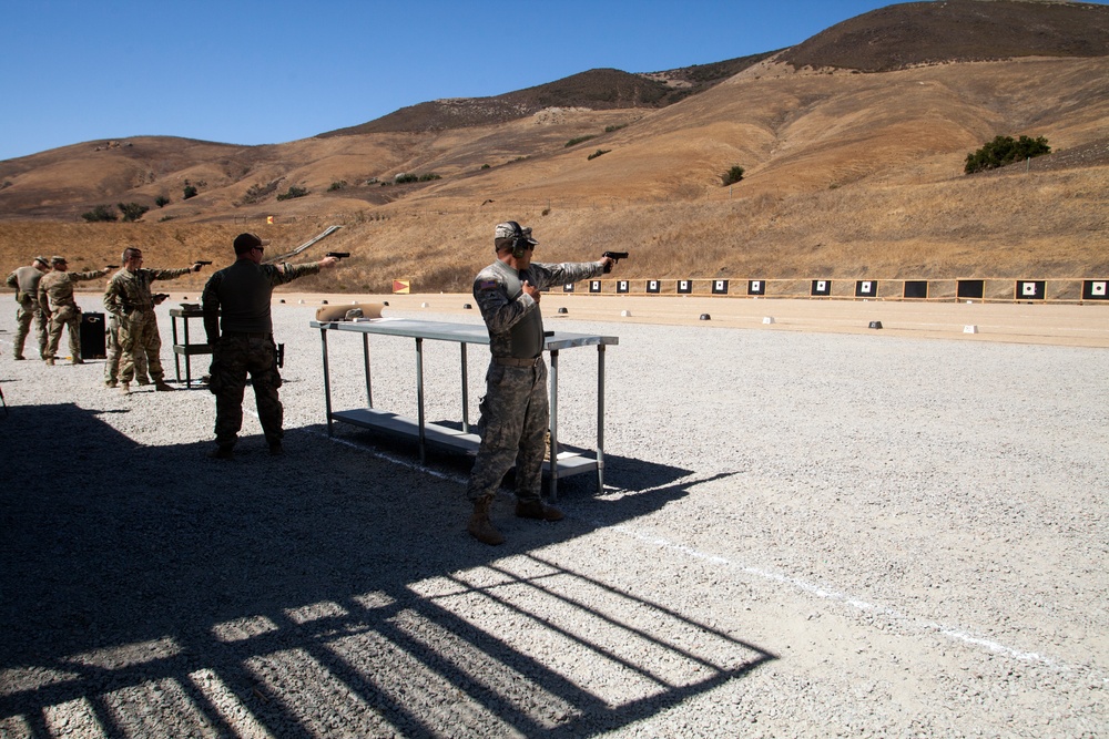 Cal Guard hosts pistol competition