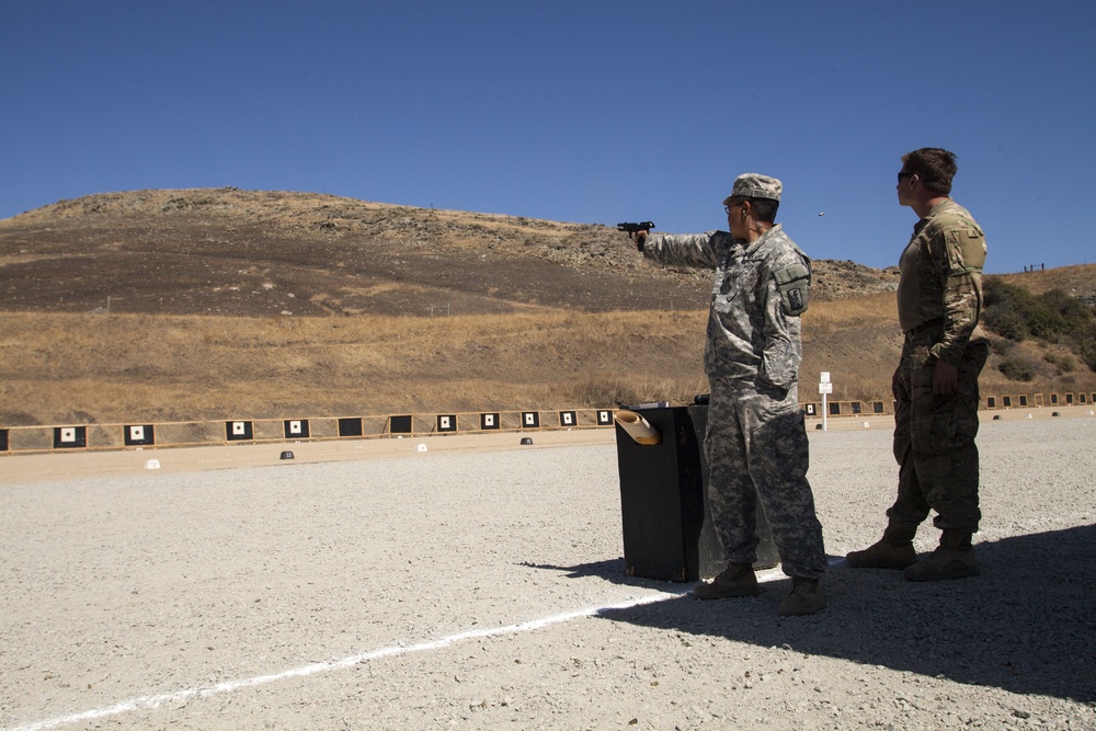 Cal Guard hosts pistol competition