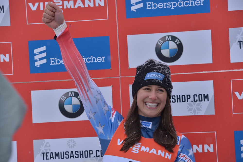 Luge athlete Sgt. Emily Sweeney perseveres through heartache, injury to compete in 2018 Olympics