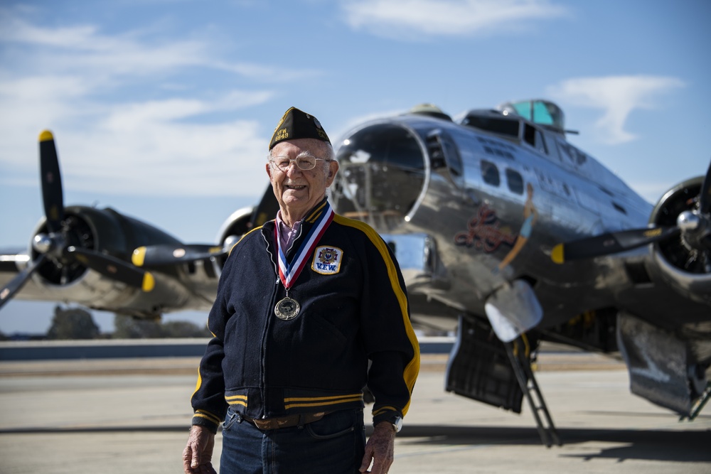 World War II veteran relives history with flight in B-17 bomber