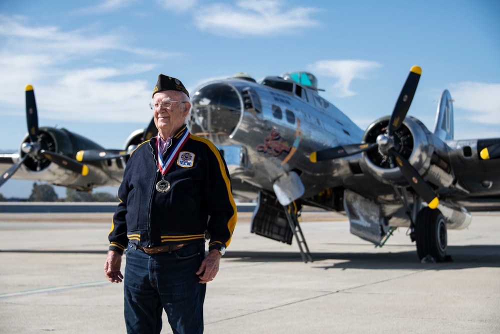 World War II veteran relives history with flight in B-17 bomber
