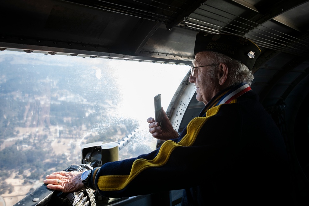 World War II veteran relives history with flight in B-17 bomber