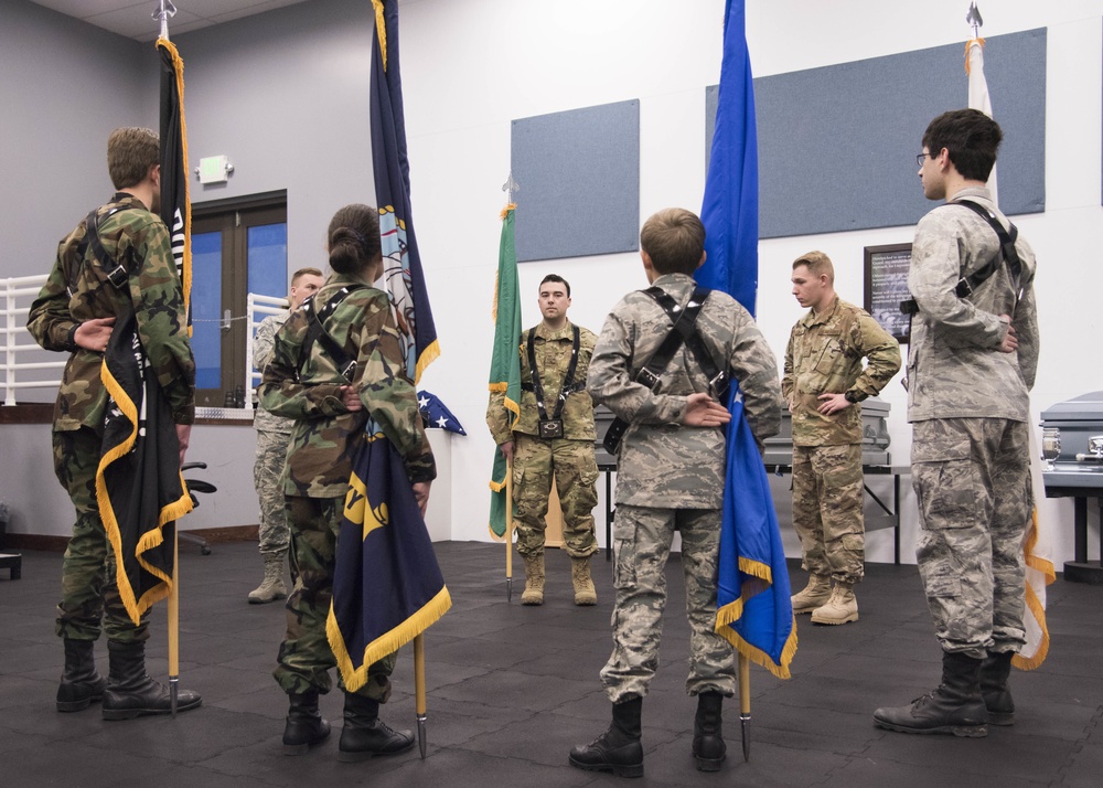 Civil Air Patrol meets Honor Guard