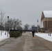 Recruits march in formation
