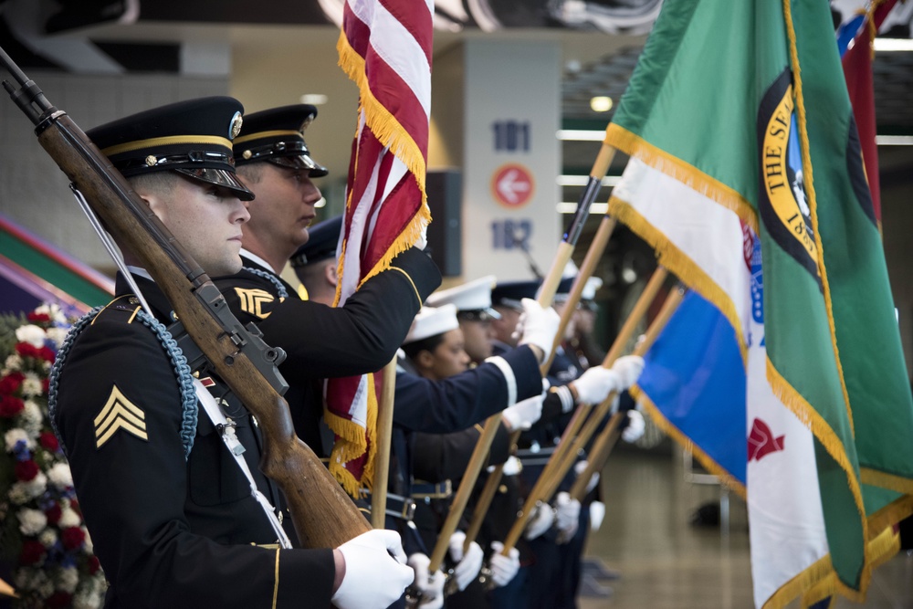 Vets day rainbow guard