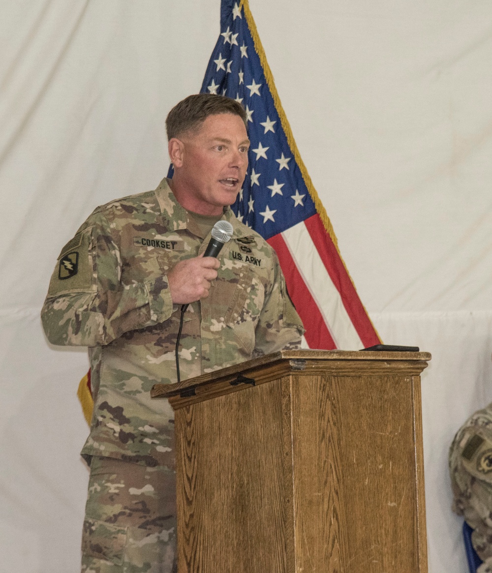2-198 AR Conducts Change of Command