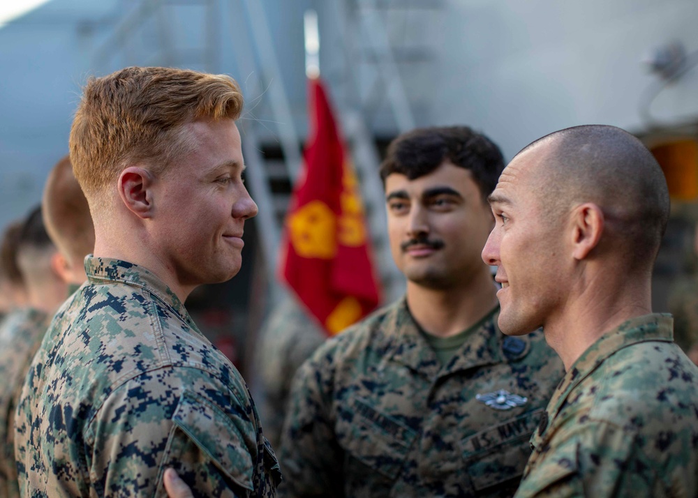 January promotions aboard the USS Arlington