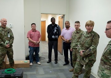 Depurty Assistant Director Brigider General Sharon Bannister Visits J7