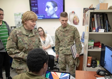 Depurty Assistant Director Brigider General Sharon Bannister Visits J7