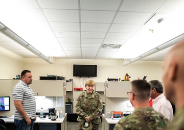 Depurty Assistant Director Brigider General Sharon Bannister Visits J7