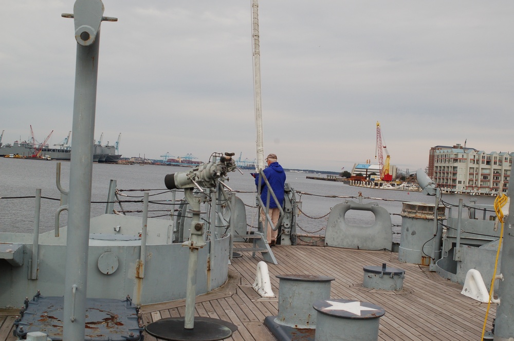 Raising the National Ensign