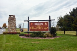 Fort Indiantown Gap welcome sign