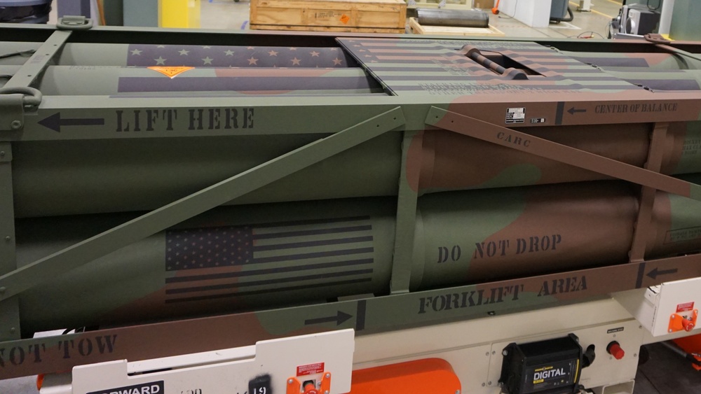 Letterkenny Munitions Center recently produced the 500th LCRRPR pod at LEMC.