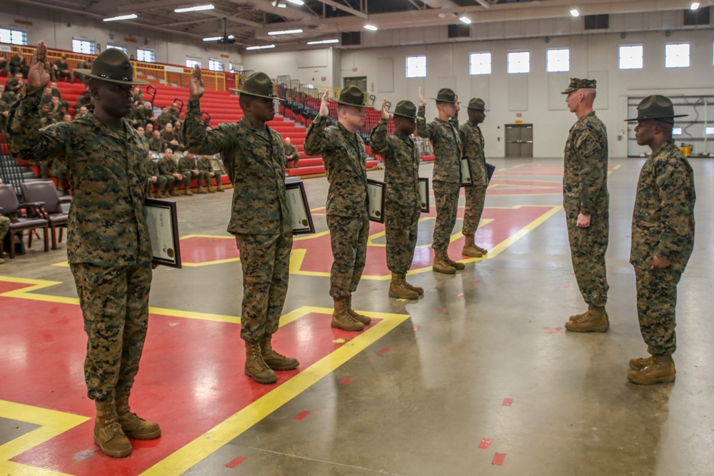 Drill Instructor Meritorious Promotions 1/2/2019