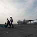 The aircraft carrier USS John C. Stennis (CVN 74) conducts flight operations