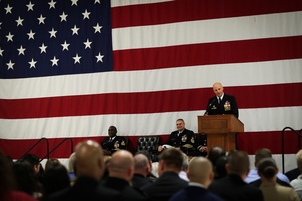 USS Gerald R. Ford (CVN 78): ACCS Dale Wagner Retirement Ceremony