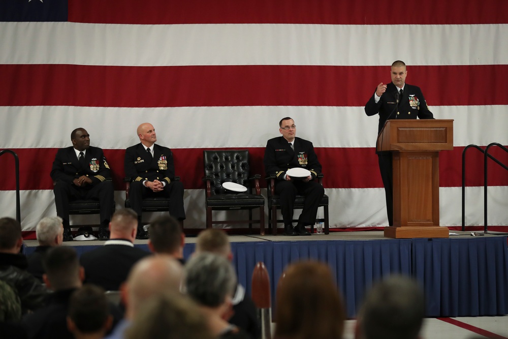 USS Gerald R. Ford (CVN 78): ACCS Dale Wagner Retirement Ceremony