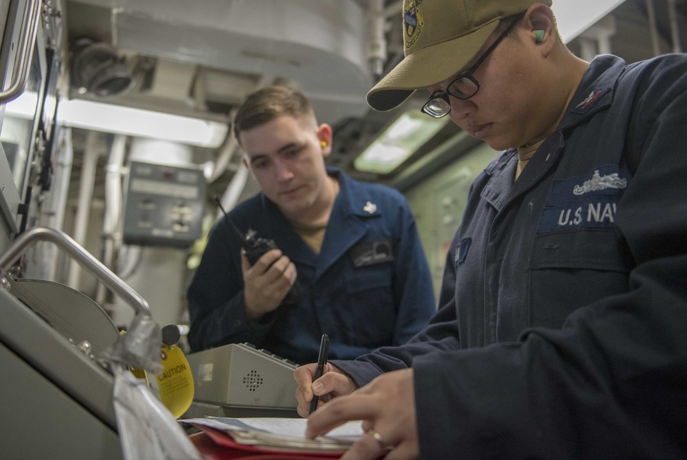 ETT Aboard USS McCampbell