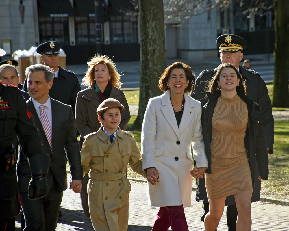 Rhode Island National Guard hosts inauguration ceremony for 75th Governor