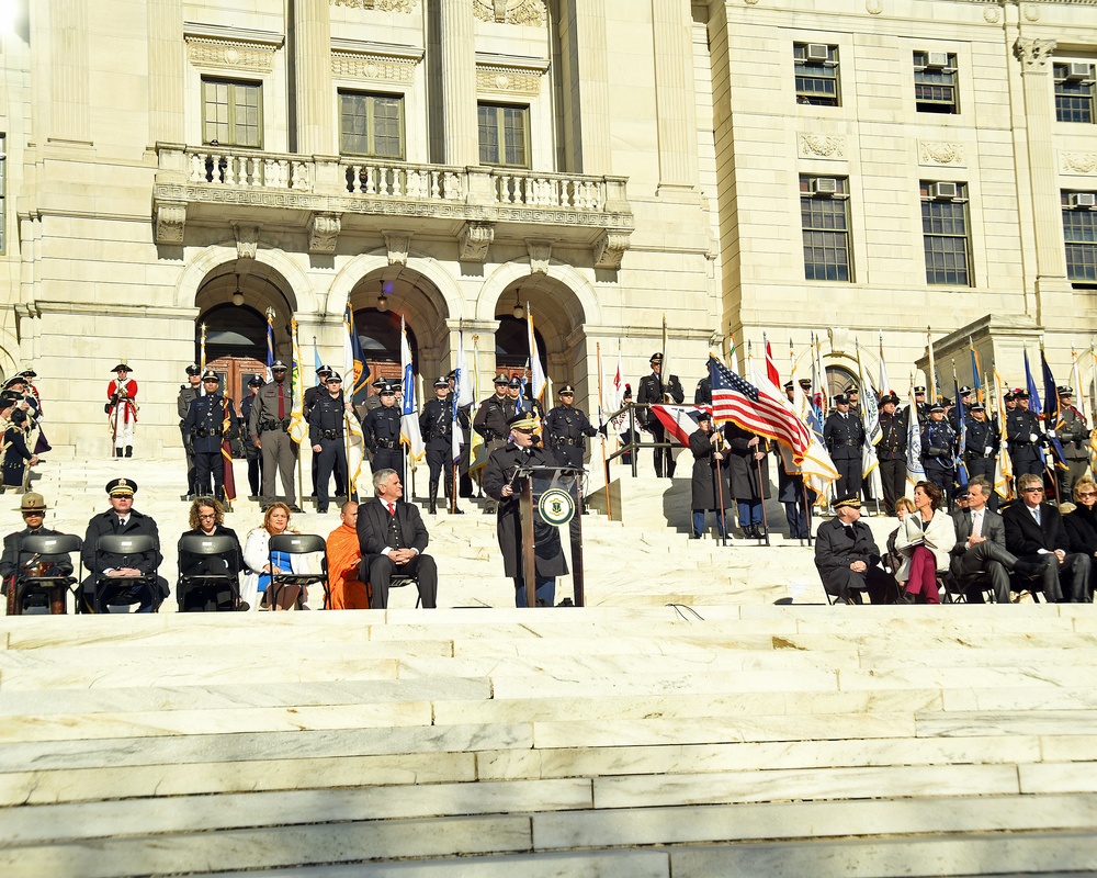 Rhode Island National Guard hosts inauguration ceremony for 75th Governor