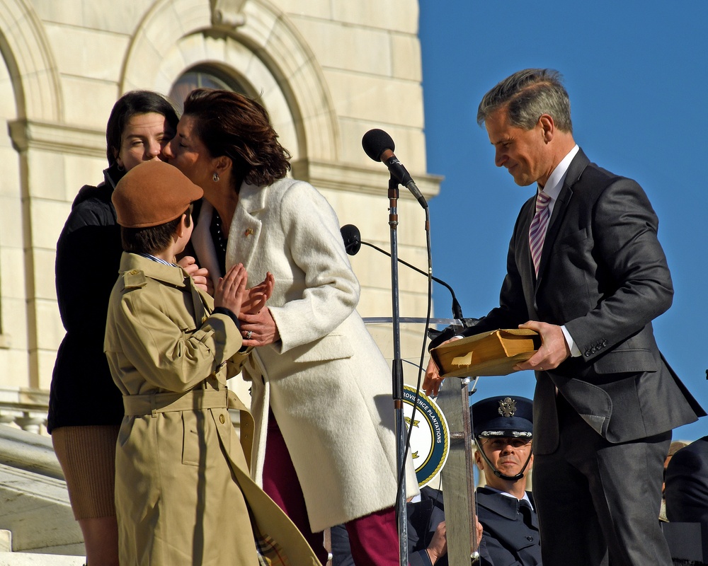 Rhode Island National Guard hosts inauguration ceremony for 75th Governor