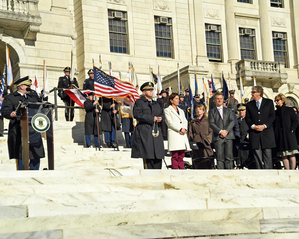 Rhode Island National Guard hosts inauguration ceremony for 75th Governor