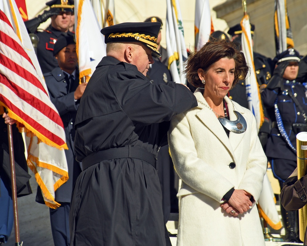 Rhode Island National Guard hosts inauguration ceremony for 75th Governor