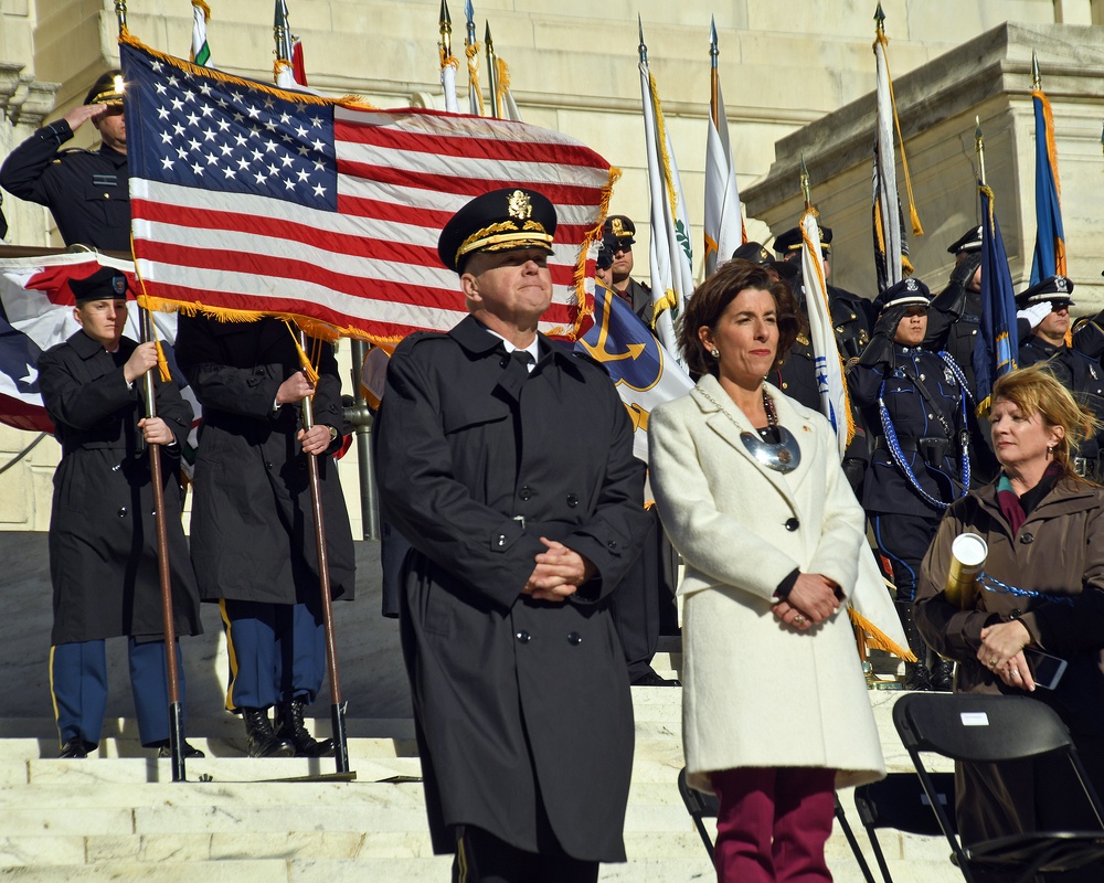 Rhode Island National Guard hosts inauguration ceremony for 75th Governor