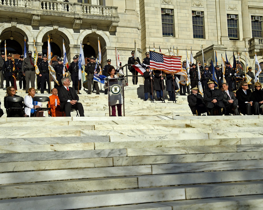 Rhode Island National Guard hosts inauguration ceremony for 75th Governor