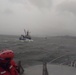 Coast Guard Station Cape Disappointment boat crews tow disabled fishing vessel through rough weather
