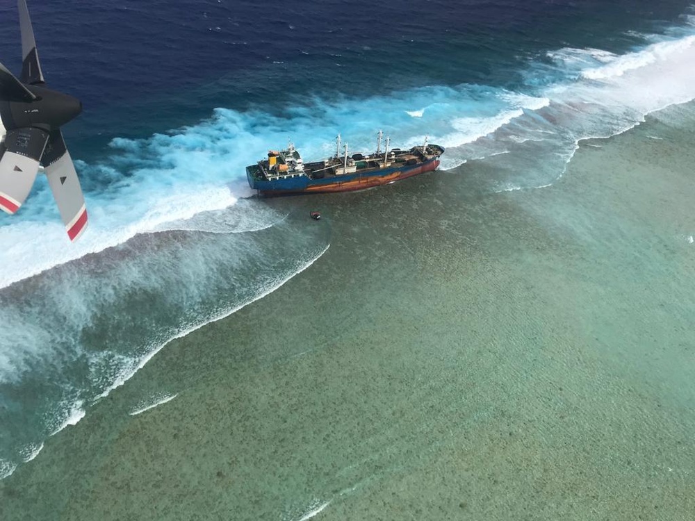 Coast Guard, Republic of Marshall Islands respond to grounded Ou Ya Leng No. 6