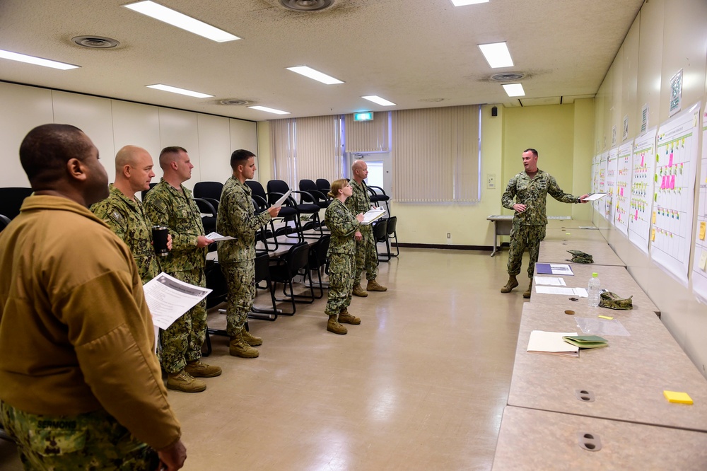 Command Staff Members Plan Homeport Training