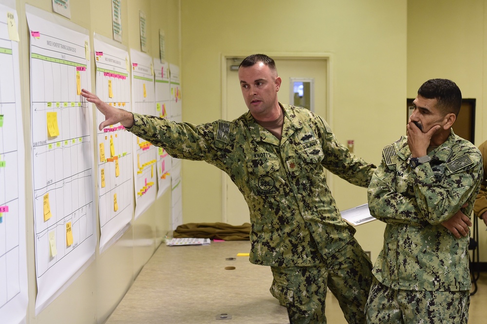 Command Staff Members Plan Homeport Training