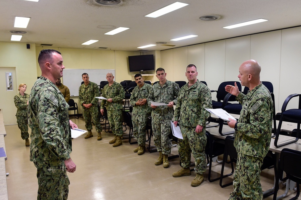 Command Staff Members Plan Homeport Training