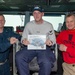 U.S. Sailor recieves Sailor of the Day award