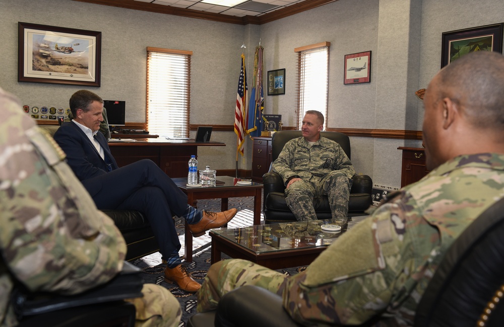 SAF Deputy Chief Information Officer surveys Tyndall